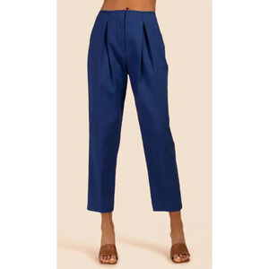 NWT Trina Turk Ishana Blue Tailored Pants-sz 6